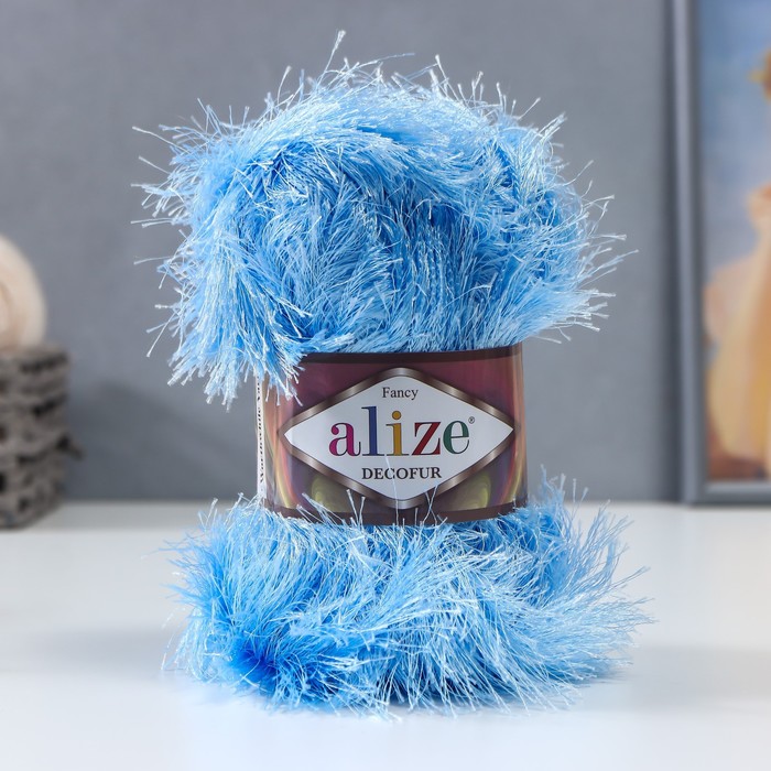 Пряжа "Decofur" 100% полиэстер 110м/100гр (40 голубой)
Пряжа "Decofur" 100% полиэстер 110м/100гр (40 голубой)