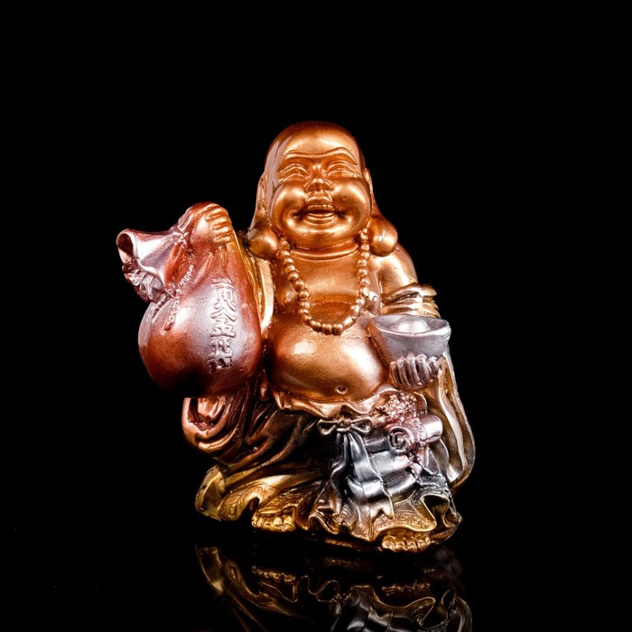 Копилка "Хотэй с мешком", глянец, бронзовая, гипс, 19,5 см
Копилка "Хотэй с мешком", глянец, бронзовая, гипс, 19,5 см