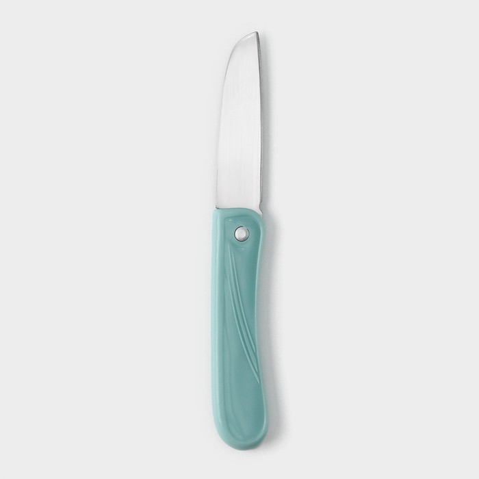 фото Нож кухонный складной, 7 см, цвет микс