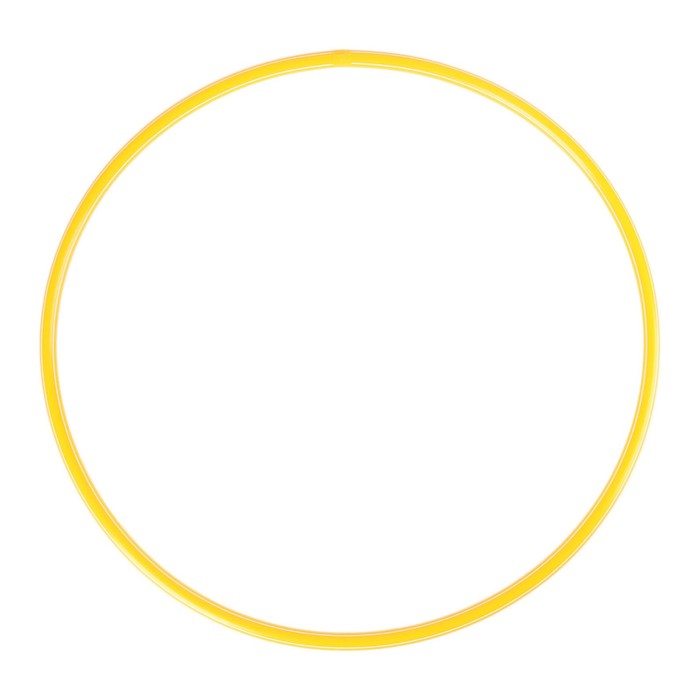 фото Обруч, диаметр 70 см, цвет жёлтый соломон