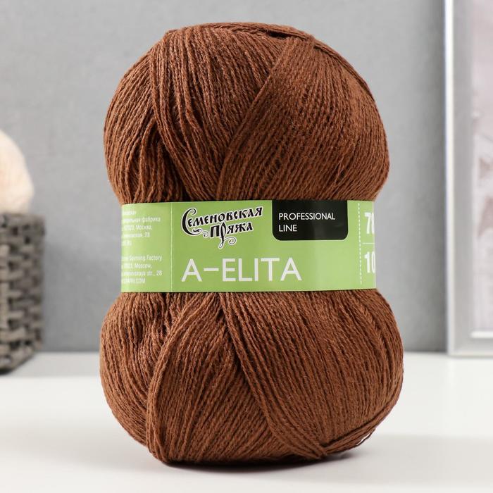 Пряжа A-elita (Аэлита) 50% шерсть, 50% акрил 781м/100гр (1444 тоффи)
Пряжа A-elita (Аэлита) 50% шерсть, 50% акрил 781м/100гр (1444 тоффи)