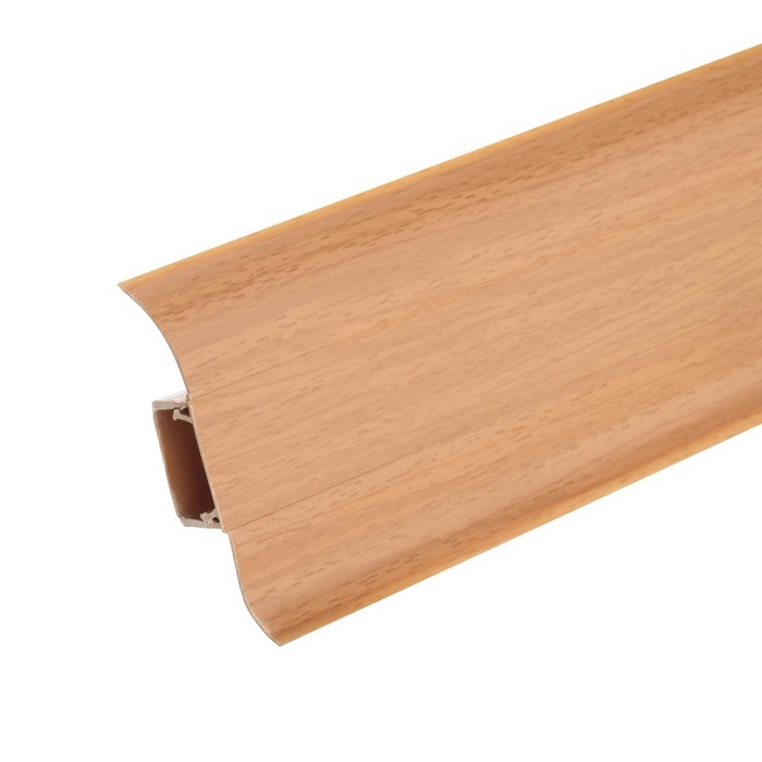 Плинтус с кабель-каналом 5,5х2,1х250 см "Идеал Комфорт" Бук 
Плинтус с кабель-каналом 5,5х2,1х250 см "Идеал Комфорт" Бук