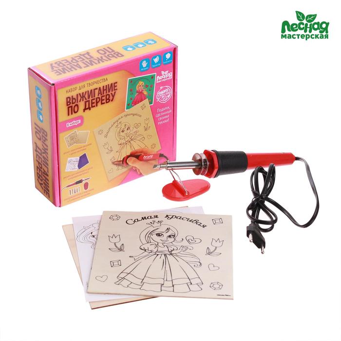 Набор для выжигания и росписи по дереву «Настоящая принцесса»
Набор для выжигания и росписи по дереву «Настоящая принцесса»