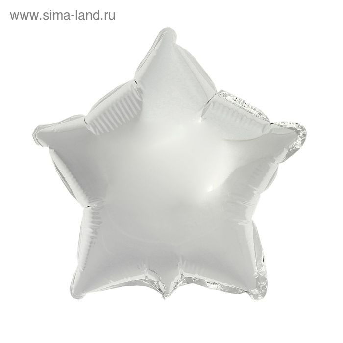 Шар фольгированный 9" «Звезда», без рисунка, металл, цвет серебряный
Шар фольгированный 9" «Звезда», без рисунка, металл, цвет серебряный