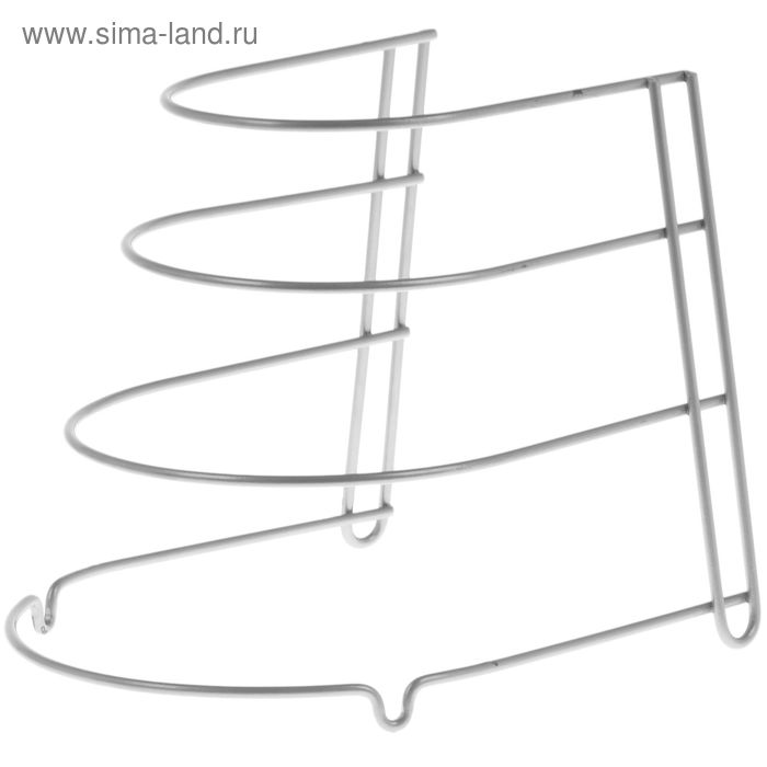 Подставка для хранения сковородок настольная, 3 отделения, 23×26×24 см, цвет хром
Подставка для хранения сковородок настольная, 3 отделения, 23×26×24 см, цвет хром