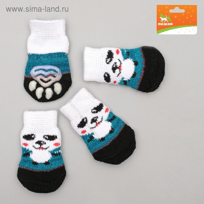 Носки нескользящие, размер S (2,5/3,5 х 6 см), набор 4 шт, микс расцветок для мальчика 
Носки нескользящие, размер S (2,5/3,5 х 6 см), набор 4 шт, микс расцветок для мальчика