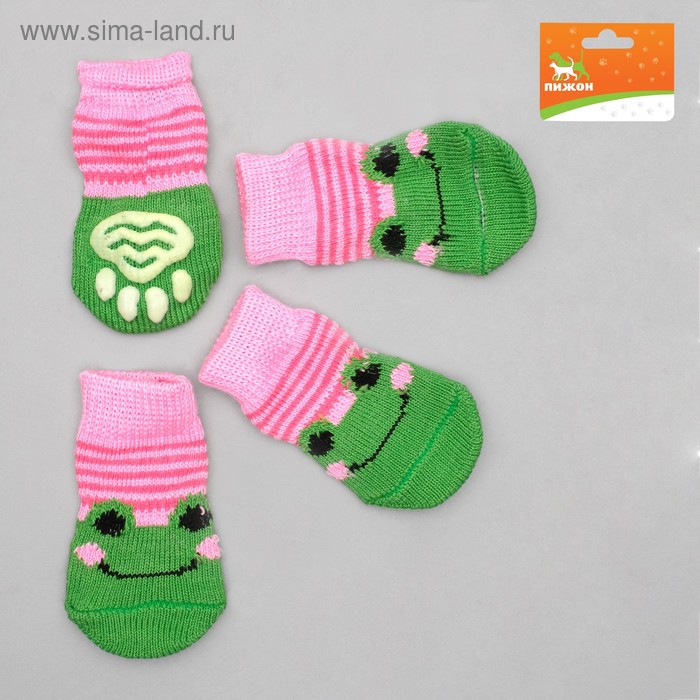 Носки нескользящие, размер M (3/4 х 7 см), набор 4 шт, микс расцветок для девочки
Носки нескользящие, размер M (3/4 х 7 см), набор 4 шт, микс расцветок для девочки