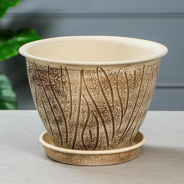 Горшок для цветов "Титул", под шамот, керамика, 6 л, микс
Горшок для цветов "Титул", под шамот, керамика, 6 л, микс