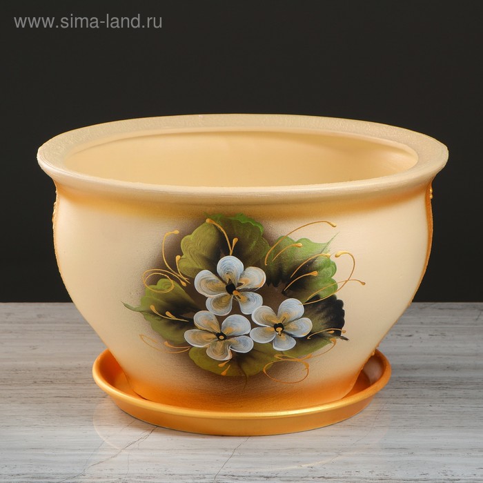 Горшок для цветов "Тюльпан" цветы, бежевый, микс 10 л
Горшок для цветов "Тюльпан" цветы, бежевый, микс 10 л