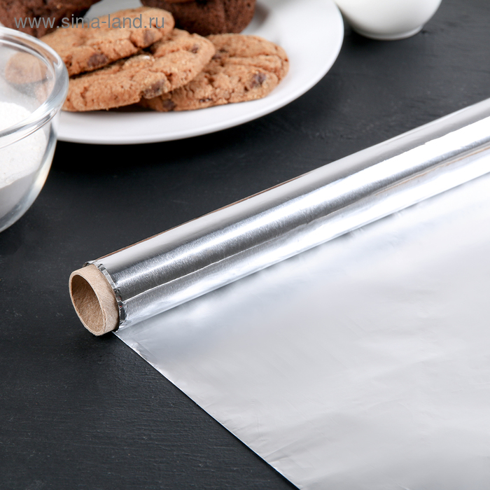 Фольга алюминиевая пищевая 29 см х 10 м "Эконом", 9 мкм
Фольга алюминиевая пищевая 29 см х 10 м "Эконом", 9 мкм