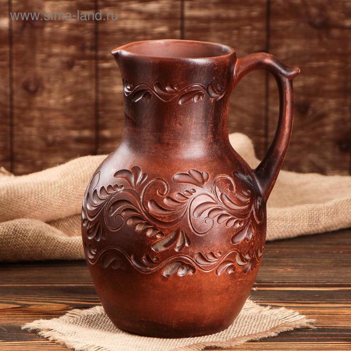 Кувшин "Крынка", декор, красная глина, 2.5 л, микс
Кувшин "Крынка", декор, красная глина, 2.5 л, микс
