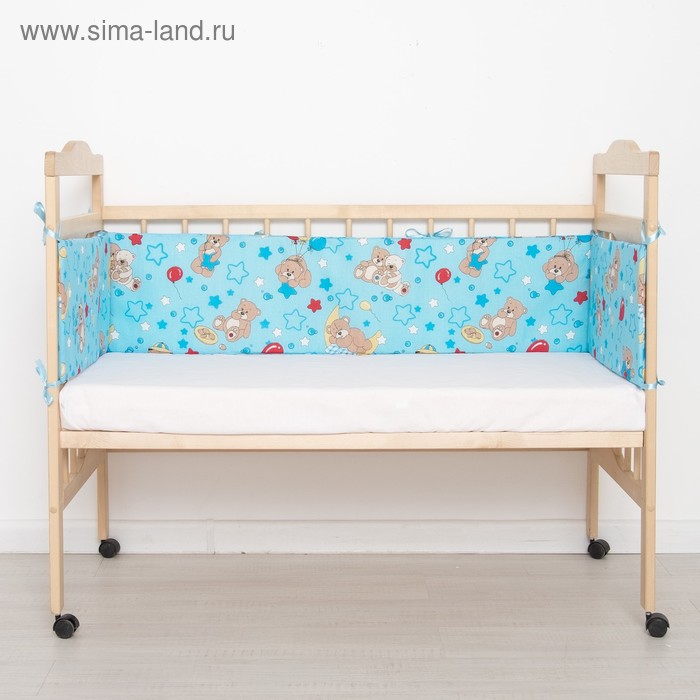 Бортик "Медвежата" бязь, лотекс, 4 части (2 ч: 30*60см, 2 ч: 30*120см) цвет гол. 542
Бортик "Медвежата" бязь, лотекс, 4 части (2 ч: 30*60см, 2 ч: 30*120см) цвет гол. 542