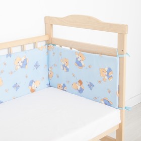 Бортик "Мишки с медом", 4 части (2 части: 30*60 см, 2 части: 30*120 см), цвет голубой 542
Бортик "Мишки с медом", 4 части (2 части: 30*60 см, 2 части: 30*120 см), цвет голубой 542