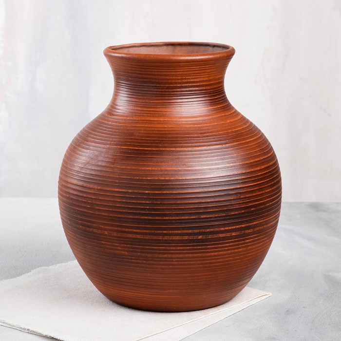 Крынка "Грузия", гладкая, красная глина, 5 л
Крынка "Грузия", гладкая, красная глина, 5 л