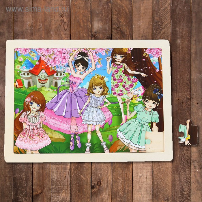 Пазл Мульт «Принцессы», 40 элементов
Пазл Мульт «Принцессы», 40 элементов