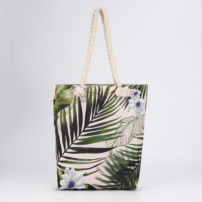 Тропическая сумка для пляжа