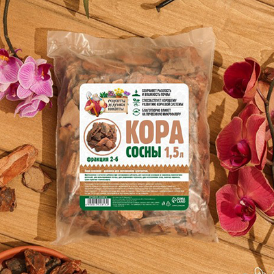 Кора сосны для грунта
