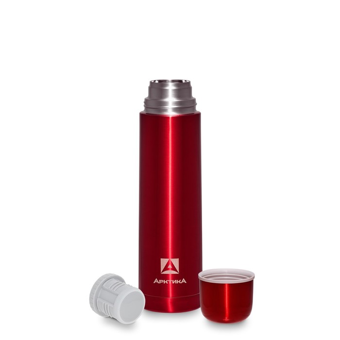 Красный термос
