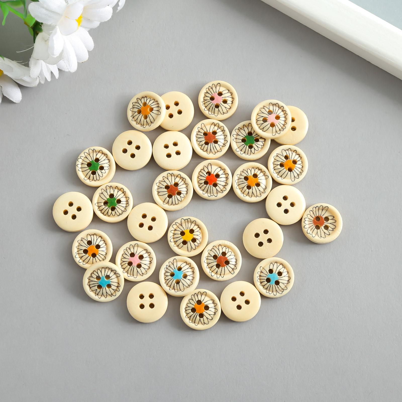 Деревянные пуговицы