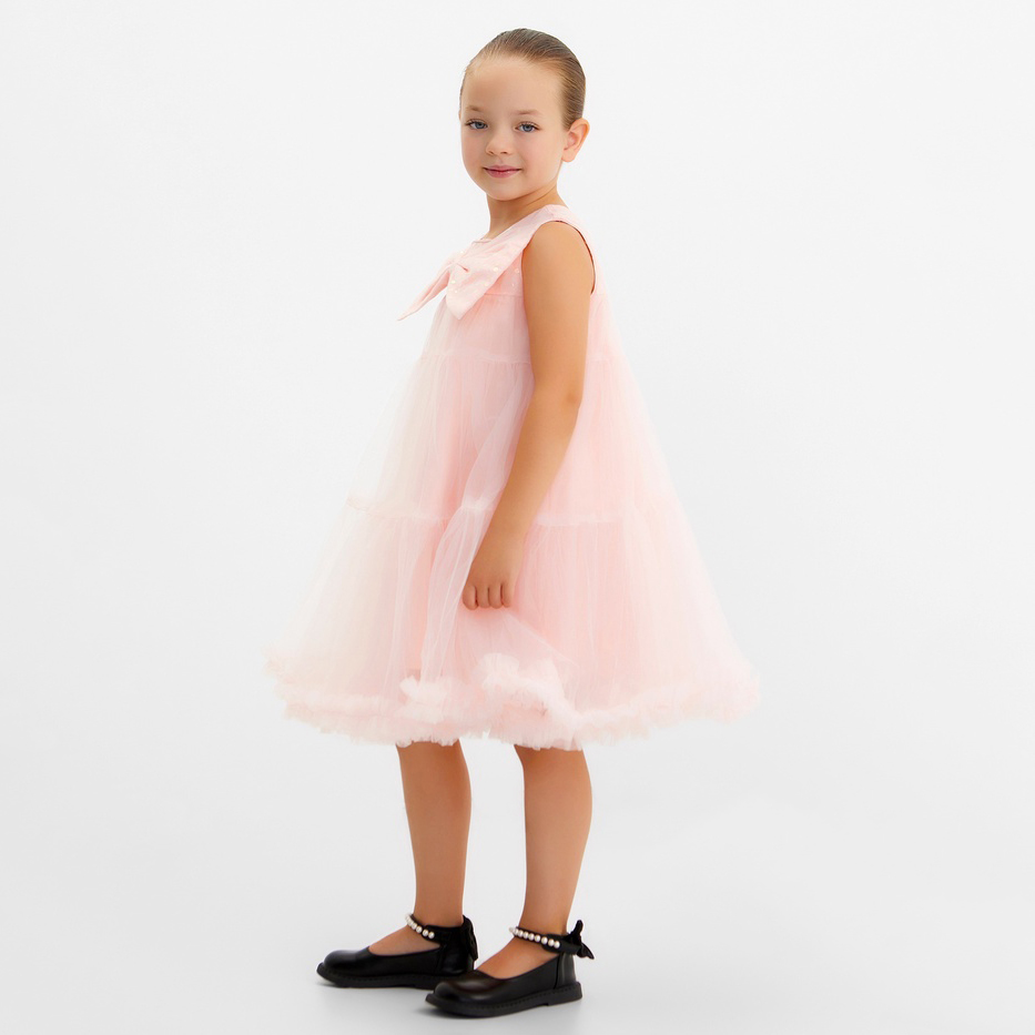 Розовое платье для девочки