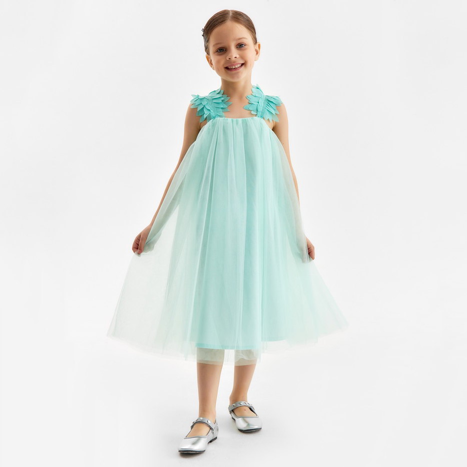 Мятное платье на выпускной