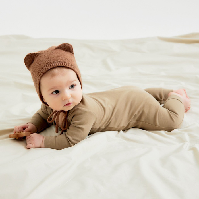 Коричневый комбинезон