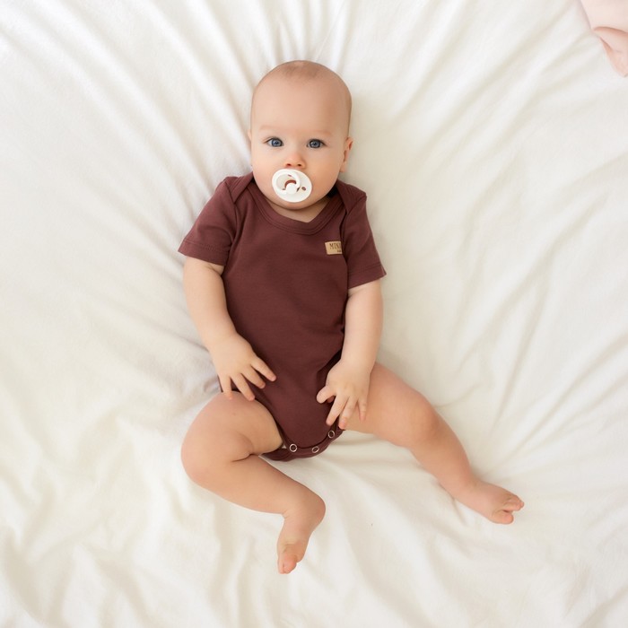 Коричневое боди