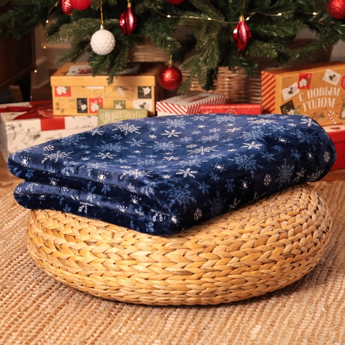 Плед новогодний