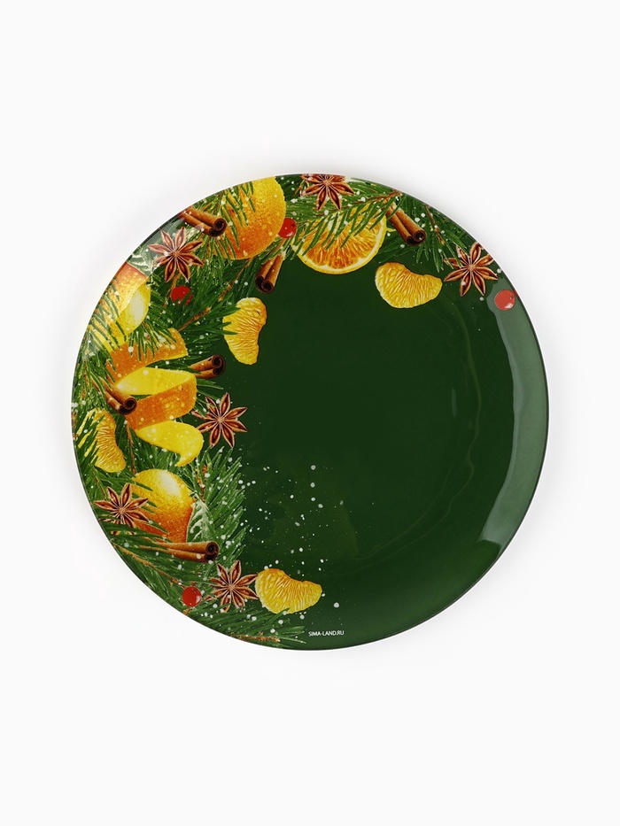 Новогодняя тарелка