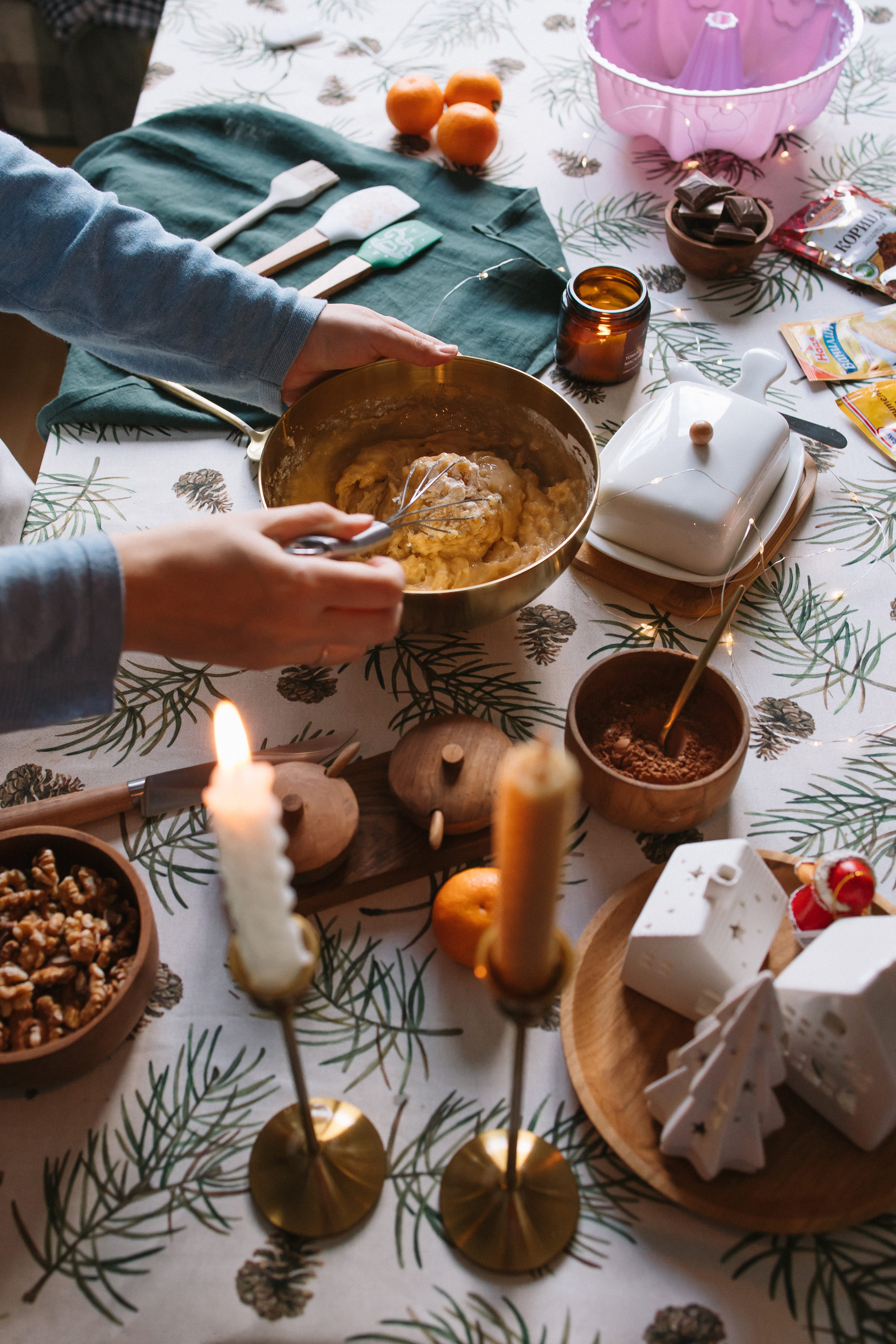 Готовим тесто для кекса