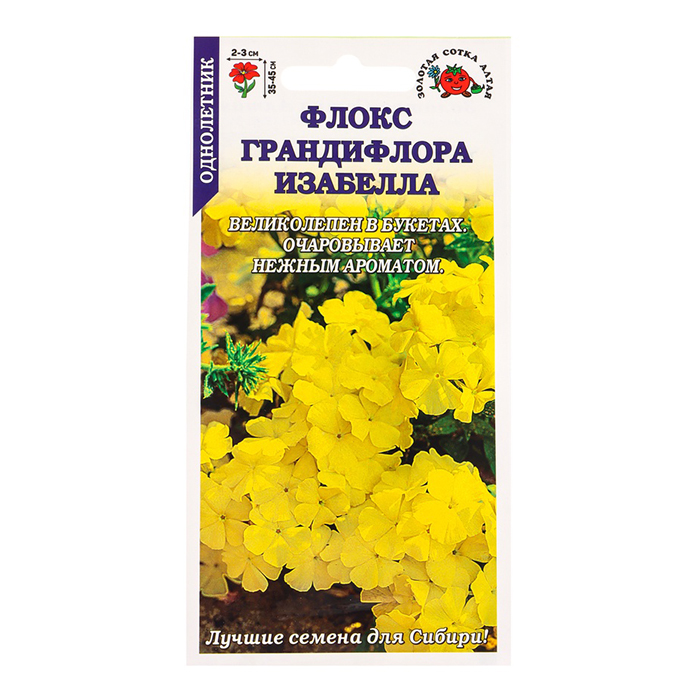 Семена флокса «Грандифлора Изабелла»