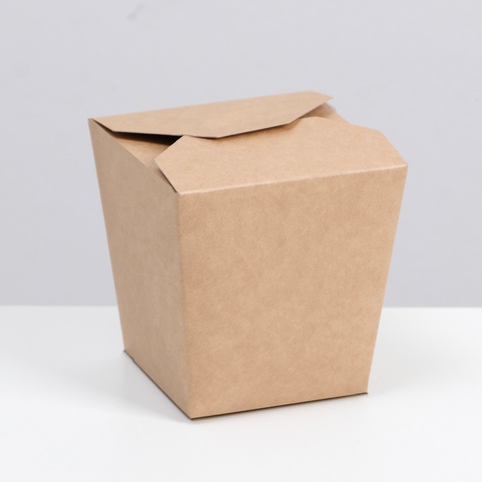 Крафтовая коробка для лапши для пищевой упаковки