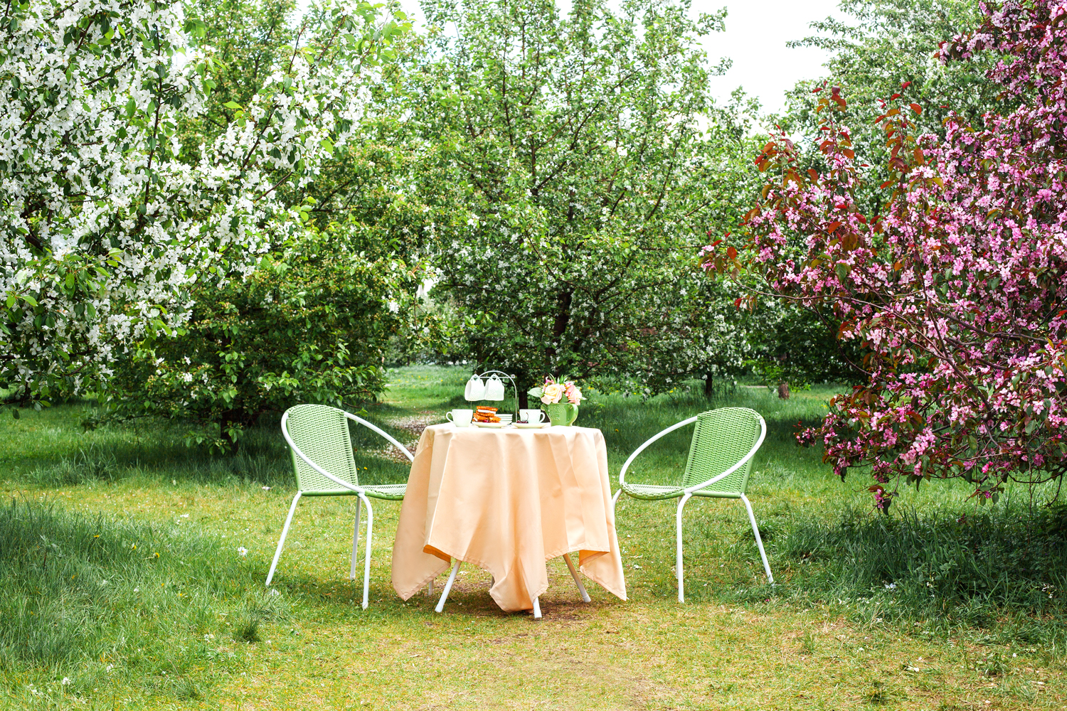 аккуратный сад