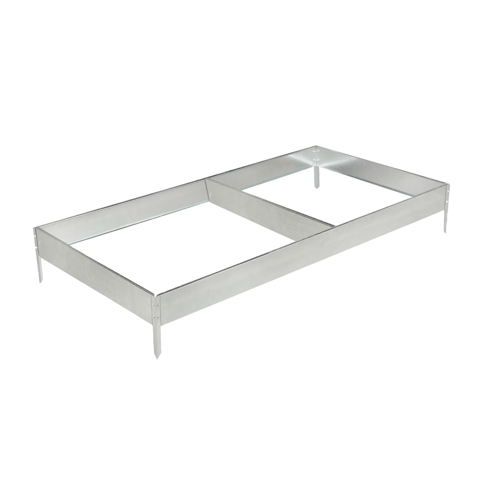 Оцинкованная грядка, 295×100×15 см