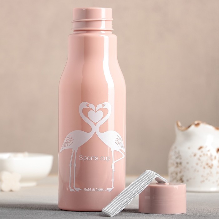 Бутылка для воды «Фламинго»