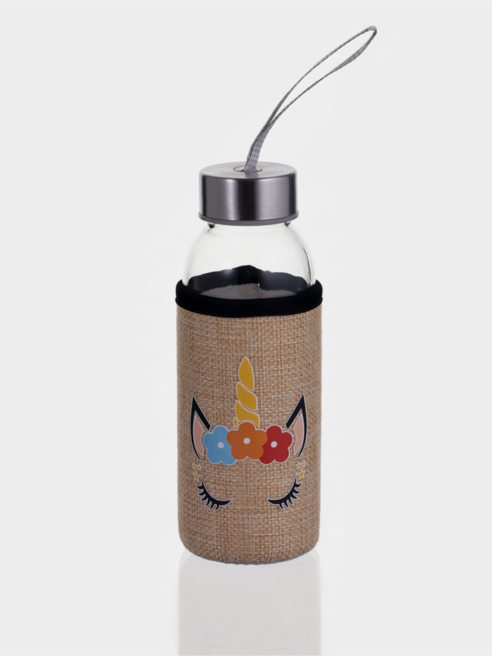 Бутылка для воды в чехле «Единорожек»