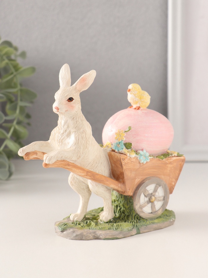 Фигурка «Кролик с тележкой»