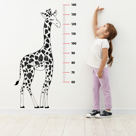 ребёнок и ростомер