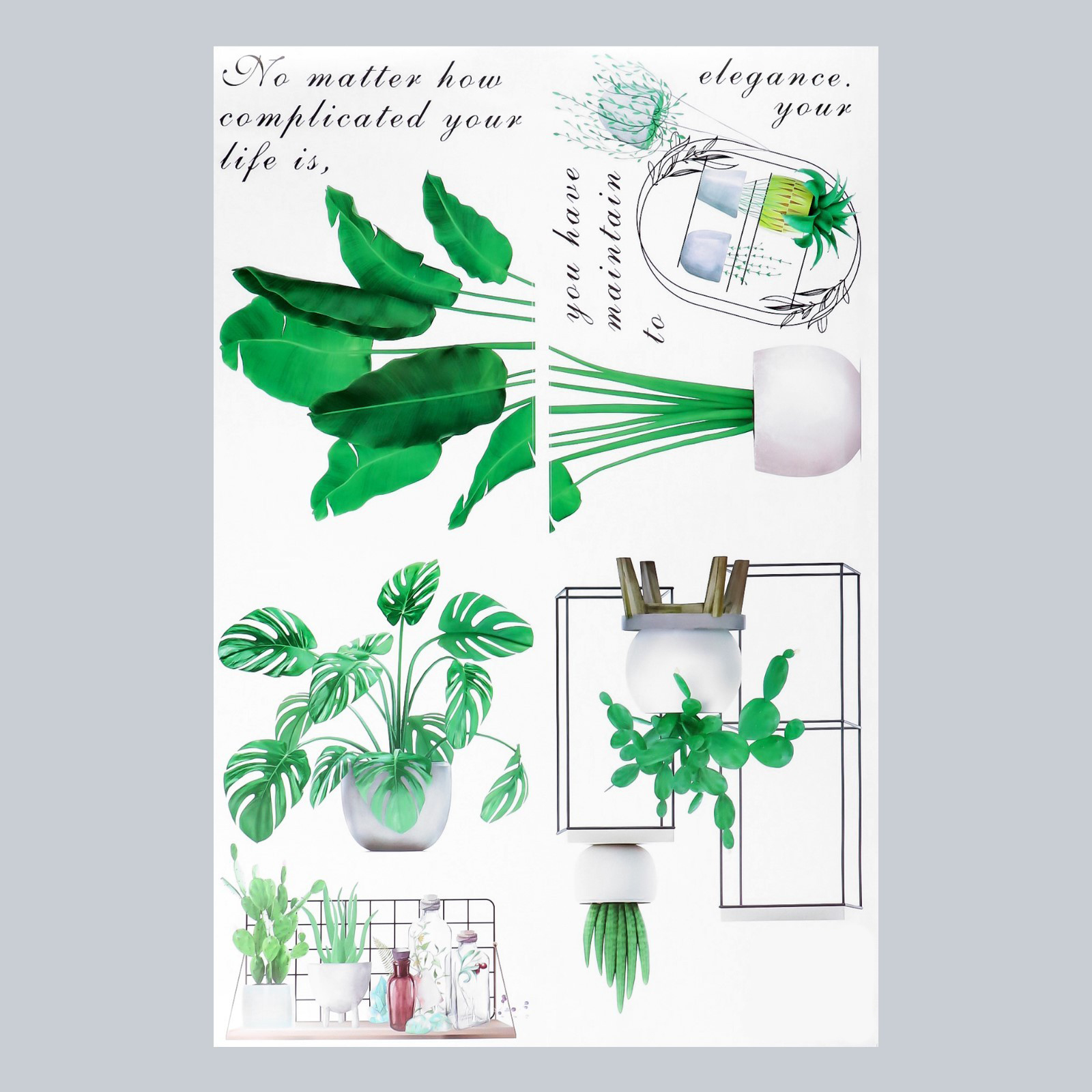 Наклейка из пластика, 60×90 см