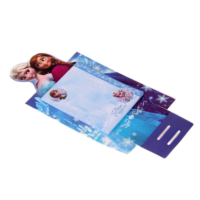 Блок с отрывными листами на подставке "Верь в чудеса", Холодное сердце, 30 листов