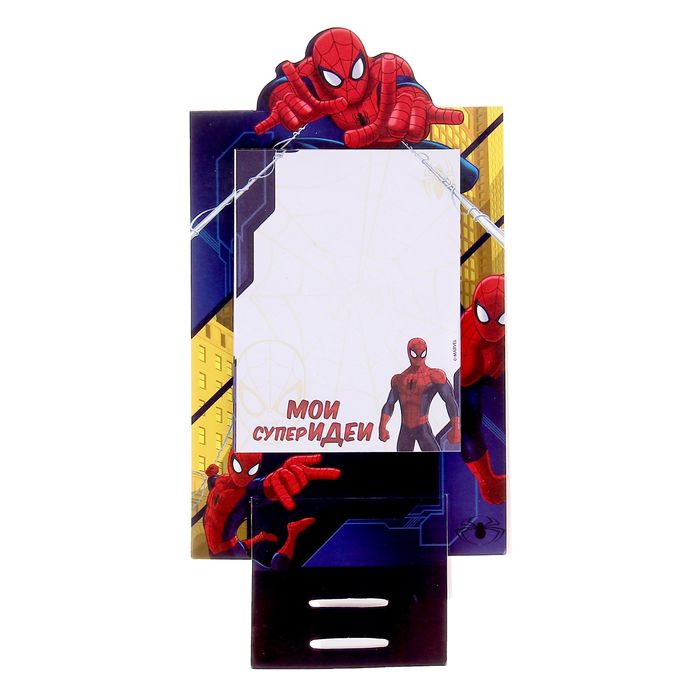 Блок с отрывными листами на подставке "Мои суперидеи", Человек-Паук, 30 листов