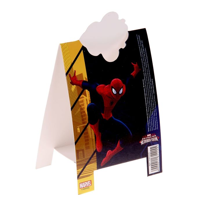 Блок с отрывными листами на подставке "Мои суперидеи", Человек-Паук, 30 листов