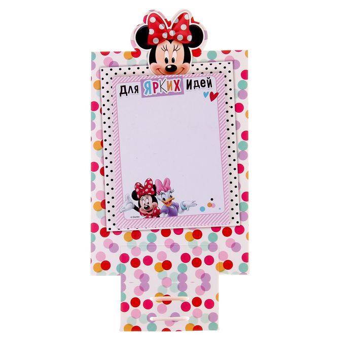 Блок с отрывными листами на подставке "Для ярких идей", Минни Маус, 30 листов