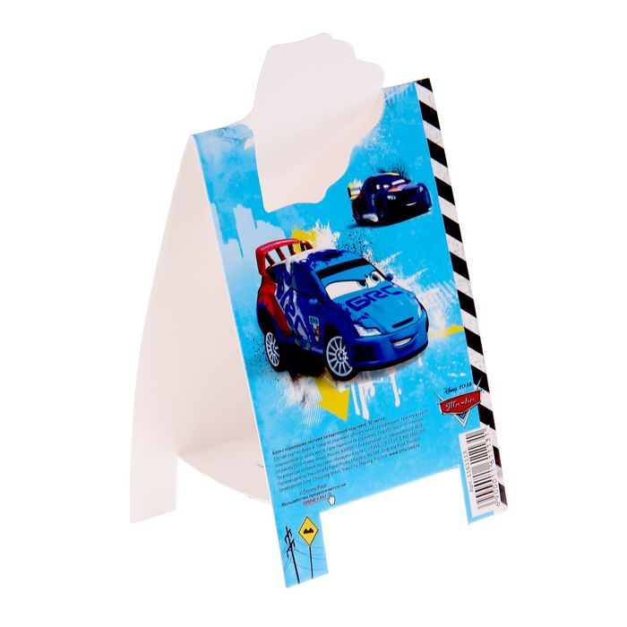 Блок с отрывными листами на подставке "Записки чемпиона", Тачки, 30 листов