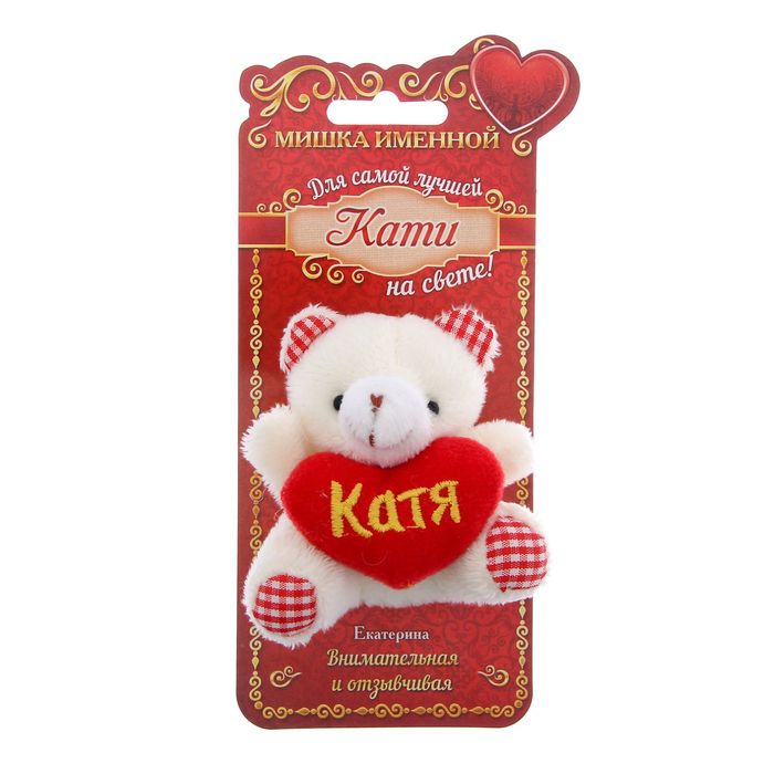 Именной мишка "Катя"