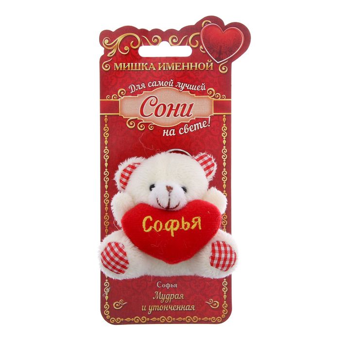 Именной мишка "Софья"