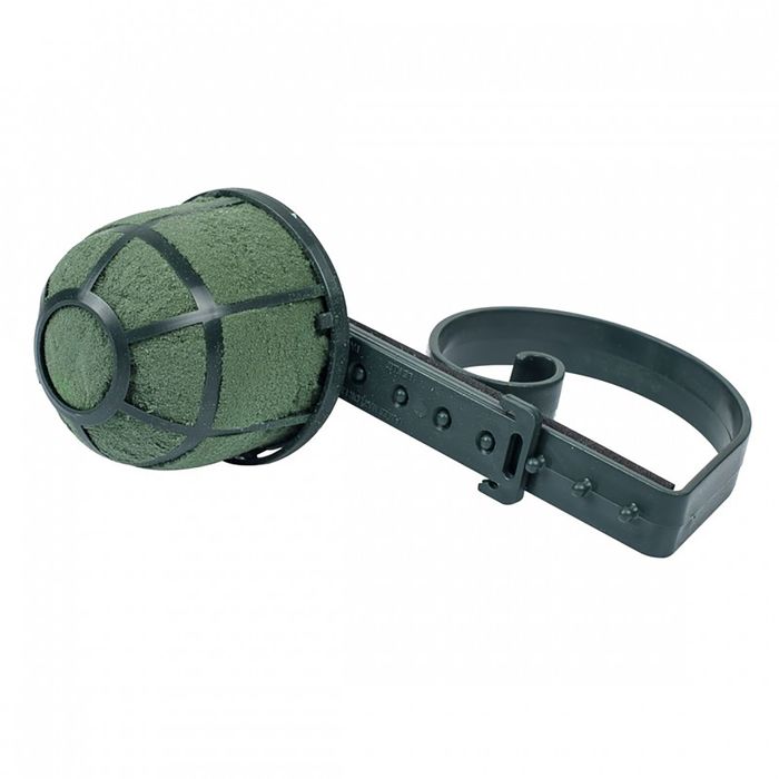 Губка флористическая "Оазис Идеал" полусфера на клипе, 5.5 х 8 см