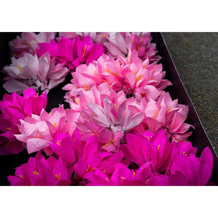 Бумага гофрированная, 952 "Малиновая", 0,5 х 2,5 м