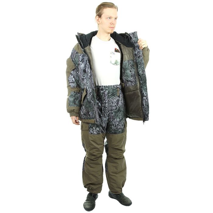 Костюм зимний «Невада», размер 44-46, рост 176, цвет лес