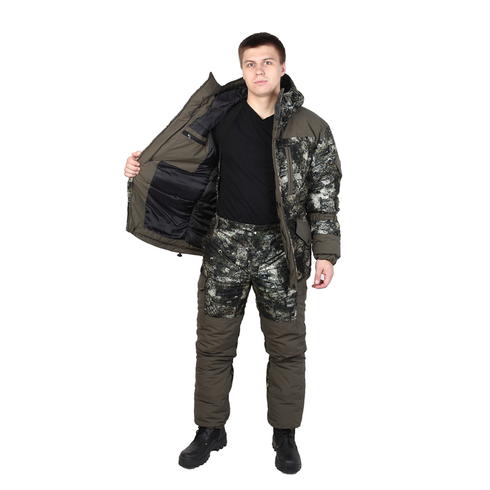 Костюм зимний «Невада», размер 48-50, рост 176, цвет лес